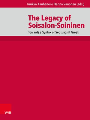 cover image of The Legacy of Soisalon-Soininen